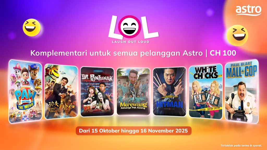 Astro Meriahkan Oktober dengan Tawaran Hebat 10.10 & Saluran LOL (CH 100)!